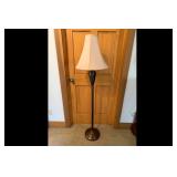 Vintage Floor Lamp Beige Shade