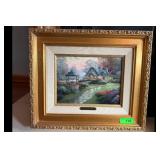 Thomas Kinkade Lamplight Village Limited Print