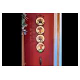 Mixed lot of Floral Wall Decor Plates Container