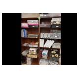 Mixed lot of Storage Boxes Binders Bookshelf