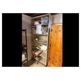 Mixed lot of Metal Shelving Unit  Office Items