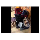 Mixed lot of SwissGear luggage and travel items