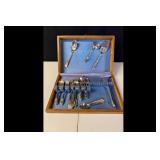 Vintage Cased Silverware Flatware Set