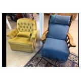 Mixed lot of 2 Vintage Armchairs