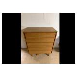 Wood 4-Drawer Dresser Chest