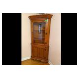 Tell City Corner Cabinet Andover Finish 9417