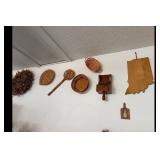 Mixed lot of Wicker Wood Home Decor