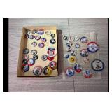 Political Campaign Pinback Button Collection