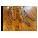 Mixed lot of vintage sock stretchers drying forms