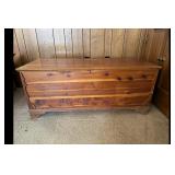 Vintage Cedar Chest Storage Trunk