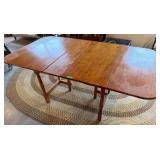 Wood Drop Leaf Expandable Table