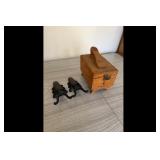 Boot Jack Box, Boot Pulls Vintage Set