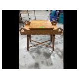 Oak Heart Accent Table