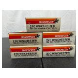 Winchester 270 Winchester Ammunition - 150 GR,...