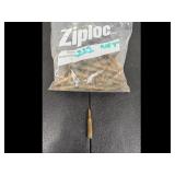 Ziploc .222 WET Contents