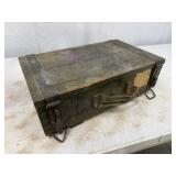 Wooden Ammo Box - Vintage Military Surplus
