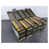 Five Cans .30-06 Linked Ammunition Tracer AP Ball