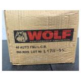 Wolf Ammunition - .45 AUTO FMJ L.C.B.