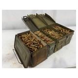 7.62x51 Tracer Ammunition Green Metal Boxes