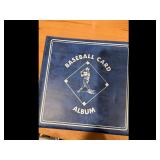 Baseball Card Album - Blue, with Cards