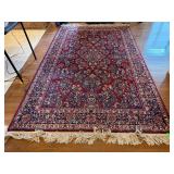 Karastan Rug - Red Sarouk Pattern - 5.9x9