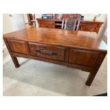 Solid Wooden Desk Aztec design