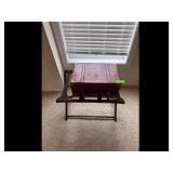 Vintage Trunk on Luggage Rack