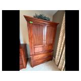 Wardrobe Cabinet, Double Doors, Storage Drawers