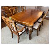 Dining Set, Table and Chairs, Brown