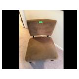 Brown Upholstered Accent Chair