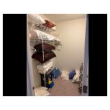 Assorted items in closet