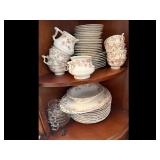 Haviland Limoges Trellis China Set