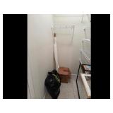 Assorted items in closet