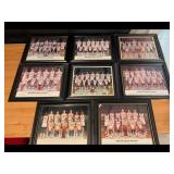 Mixed lot of Framed Indiana Hoosiers Photos
