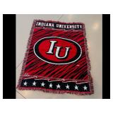 Mixed lot of Indiana Univ Blanket Pillows Red