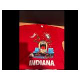 Velva Sheen Red Indiana Hoosiers Taz T-Shirt XL