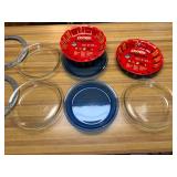 Pyrex Pie Plates  Crust Shields Lot