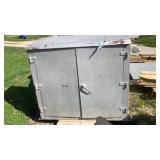 Heavy steel Shop cabinet w/ Shelves 59" x 26" x