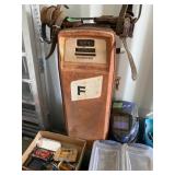 Old Gas Pump With FS Advertising