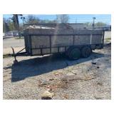 Tandem Axle Trailer 6x16 w/ Air gate 81x49