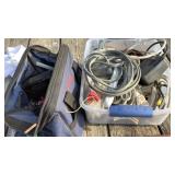 Small Drop Cords, Bag, a DeWalr Battery and