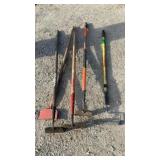 Garden Hoes, Paint Roller, Scrapper