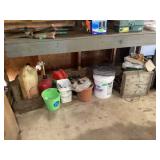 Contents under half of workbench