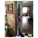Broom, mop, swifter & Wine cork holder