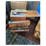 Sewing Machine Cabinet, table, Wall hanger, etc