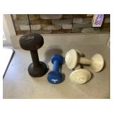 Weights 10, 5 & 1.5 pounds