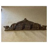 Cast Iron Wall Decor w/Hooks