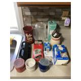 Kitchen Caddy, reusable wrap, plastic bag holder