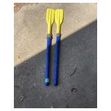 Plastic paddles