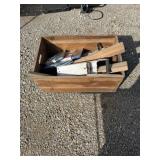 Table saw parts and wood box Location Edinburg IL
